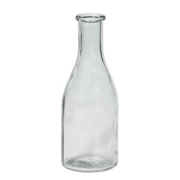 Bouteille décorative en verre ANYA, transparent, 18cm, Ø6,5cm Bouteille décorative en verre ANYA, transparent, 18cm, Ø6,5cm