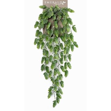 Houblon artificiel en chute VANIR sur piquet, vert, 70cm