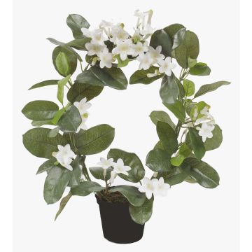 Jasmin de Madagascar artificiel ALTAY, blanc, 40cm