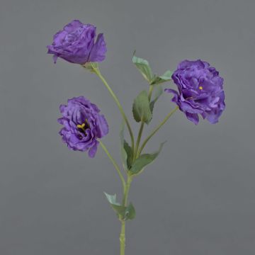 Fleur de lisianthus artificielle JENO, violet, 70cm