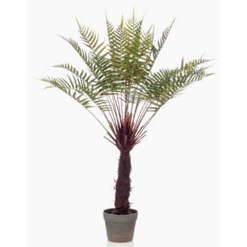 Fougère arborescente artificielle CAMASO en pot décoratif, 105cm