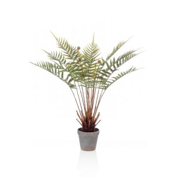 Fougère arborescente artificielle CAMASO en pot décoratif, 60cm