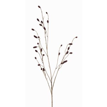 Branche de mûre synthétique CANO avec fruits, rouge bordeaux, 105cm