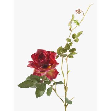 Branche de rose en tissu BEATA, rose, 75cm