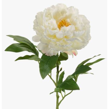 Pivoine en tissu DIVIN, crème, 65cm Pivoine en tissu DIVIN, crème, 65cm