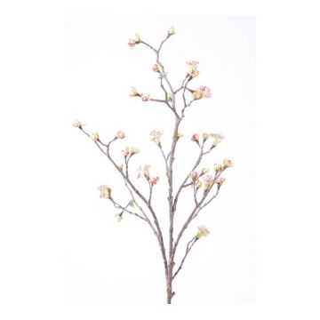 Branche d'érable artificielle LIUVA avec fleurs, rose, 110cm