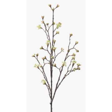 Branche d'érable artificielle LIUVA avec fleurs, crème, 110cm