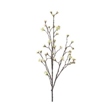 Branche d'érable artificielle LIUVA avec fleurs, crème, 110cm Branche d'érable artificielle LIUVA avec fleurs, crème, 110cm