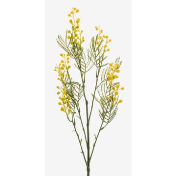 Branche de mimosa artificielle MARFIL, jaune, 65cm Branche de mimosa artificielle MARFIL, jaune, 65cm