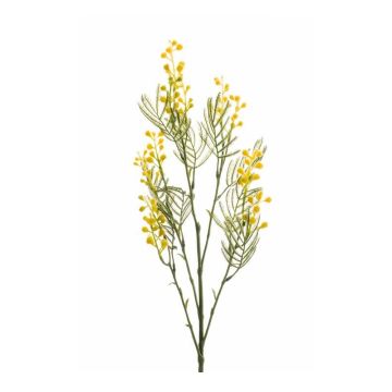 Branche de mimosa artificielle MARFIL, jaune, 65cm