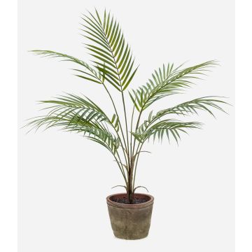 Faux Palmier de montagne ALUVIAL en pot en terre cuite, 85cm
