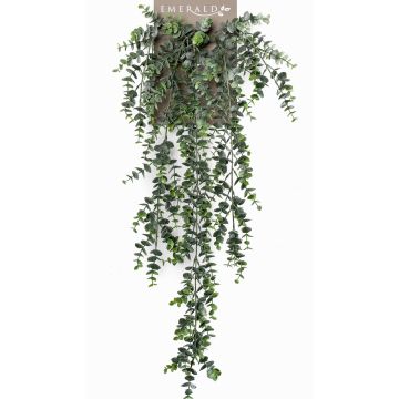 Eucalyptus artificiel en chute ZELINDA sur piquet, vert, 75cm