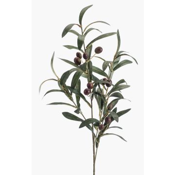 Branche d'olivier artificielle CARSON sur piquet, fruits, 75cm Branche d'olivier artificielle CARSON sur piquet, fruits, 75cm
