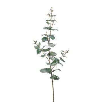 Branche d'eucalyptus en plastique CALLIOPE, vert-gris, 70cm Branche d'eucalyptus en plastique CALLIOPE, vert-gris, 70cm