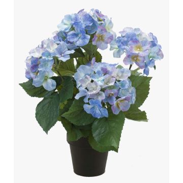 Hortensia artificiel JONE, bleu, 40cm