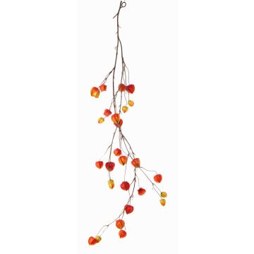 Guirlande de physalis artificielle PAX, rouge-orange, 120cm Guirlande de physalis artificielle PAX, rouge-orange, 120cm