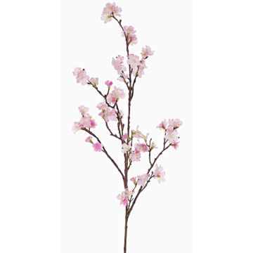 Branche de cerisier artificielle ARIELLE avec fleurs, rose, 95cm