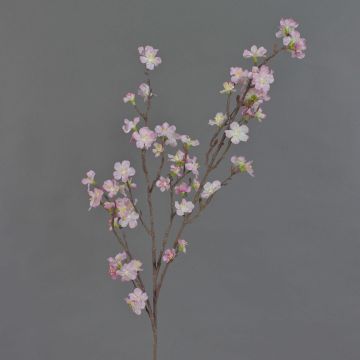 Branche de cerisier artificielle ARIELLE avec fleurs, rose, 95cm
