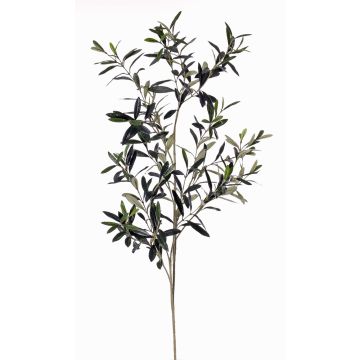 Branche d'olivier artificiel PANOS sur piquet, diff. inflammable, 110cm Branche d'olivier artificiel PANOS sur piquet, diff. inflammable, 110cm
