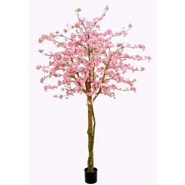 Faux cerisier japonais TIFFY, vraies troncs, fleurs, rose, 240cm