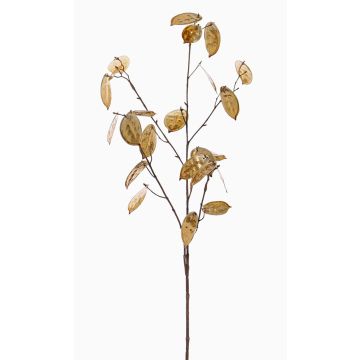 Branche de lunaire artificielle BAMBY, or, 90cm Branche de lunaire artificielle BAMBY, or, 90cm