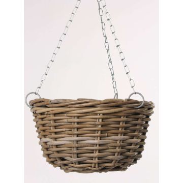 Panier suspendu NICOLINA, beige, 18cm, Ø30cm Panier suspendu NICOLINA, beige, 18cm, Ø30cm