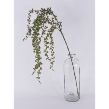 Branche de mélèze artificielle BIRTA avec pommes de pin, paillettes, vert, 120cm