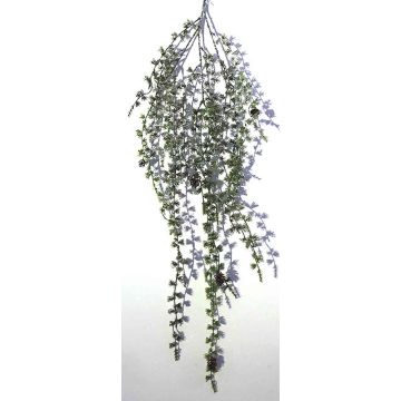 Branche de mélèze artificielle BIRTA avec pommes de pin, paillettes, vert, 120cm