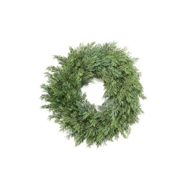 Couronne décorative de genévrier NALFES, verte, Ø 40 cm