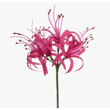 Amaryllis de jardin artificiel NANFAJI, rose vif, 65 cm
