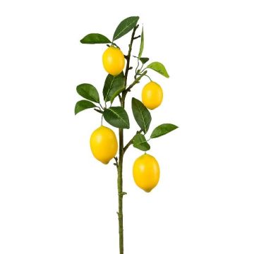 Branche de citronnier décorative JALVEN avec des fruits, jaune, 70cm