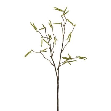 Branche décorative Bouleau FLOREM avec des fleurs, vert, 55cm