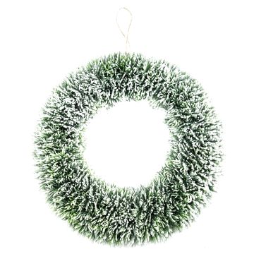 Couronne déco Pin BASEL, enneigé, Ø25cm Couronne déco Pin BASEL, enneigé, Ø25cm