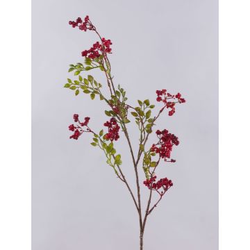 Branche de baies de sureau artificielle THEYGE avec des fruits, rouge, 75cm Branche de baies de sureau artificielle THEYGE avec des fruits, rouge, 75cm
