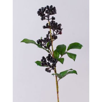 Branche de baies de sureau artificielle CHATANGA avec des fruits, rouge bourgogne-noir, 60cm Branche de baies de sureau artificielle CHATANGA avec des fruits, rouge bourgogne-noir, 60cm