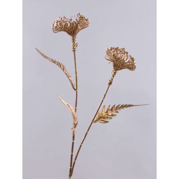 Branche artificielle Leucospermum Protea CORMAC, or, 85cm Branche artificielle Leucospermum Protea CORMAC, or, 85cm