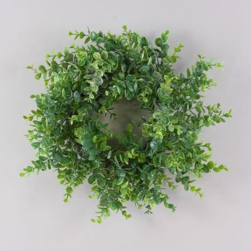 Couronne d'eucalyptus artificielle JULERTE, vert-gris, Ø40cm Couronne d'eucalyptus artificielle JULERTE, vert-gris, Ø40cm