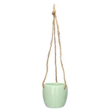 Pot suspendu Dolomit DOMINGOS, menthe, 7/36 cm, Ø 8,3 cm Pot suspendu Dolomit DOMINGOS, menthe, 7/36 cm, Ø 8,3 cm
