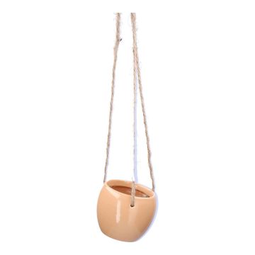 Pot suspendu Dolomit DOMINGOS, couleur pêche, 7/36 cm, Ø 8,3 cm Pot suspendu Dolomit DOMINGOS, couleur pêche, 7/36 cm, Ø 8,3 cm