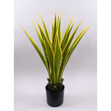 Agave furcraea gigantea artificiel CHERIE, vert-jaune, 100cm Agave furcraea gigantea artificiel CHERIE, vert-jaune, 100cm