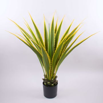 Agave furcraea gigantea artificiel CHERIE, vert-jaune, 120cm Agave furcraea gigantea artificiel CHERIE, vert-jaune, 120cm