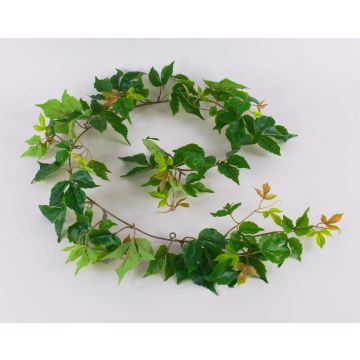 Guirlande de vigne vierge à trois pointes artificielle ZANTI, vert-marron, 150 cm Guirlande de vigne vierge à trois pointes artificielle ZANTI, vert-marron, 150 cm