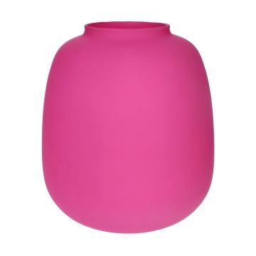 Glasvase CAYDENCE, pink-matt, 25,3cm, Ø22,2cm Glasvase CAYDENCE, pink-matt, 25,3cm, Ø22,2cm