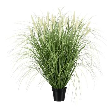 Fausse herbe Pennisetum RIVLA avec des panicules, crème, 90cm