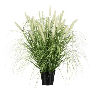 Fausse herbe Pennisetum RIVLA avec des panicules, crème, 65cm
