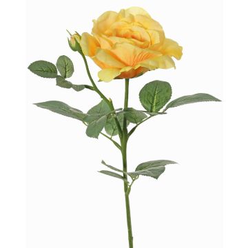 Fleur artificielle Rose WAIOLA, jaune, 65cm, Ø11cm