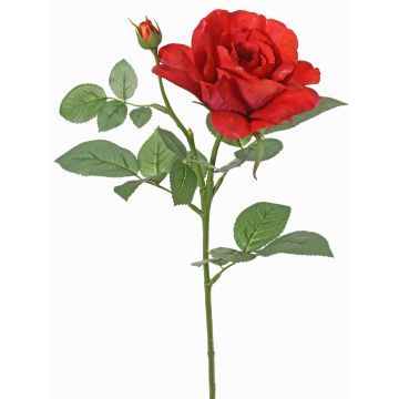 Fleur artificielle Rose WAIOLA, rouge, 65cm, Ø11cm
