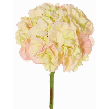Hortensia artificiel LIRLAFY, vert-rose, 65 cm, Ø 20 cm