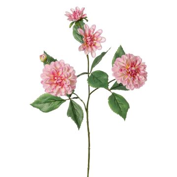 Branche décorative de dahlia artificiel QUINKA, rose, 70 cm