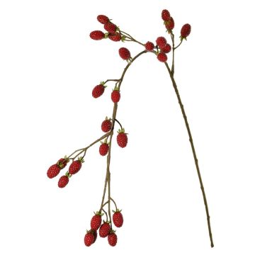 Branche décorative de mûre URUMA avec fruits, rouge, 100 cm Branche décorative de mûre URUMA avec fruits, rouge, 100 cm